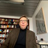Der Grünen-Bundestagsabgeordnete Michael Sacher aus Unna in seinem Berliner Bundestagsbüro im Video-Interview mit dem Hellweger Anzeiger am Donnerstag, 7. November 2024.