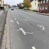 Die Lünener Straße in Kamen.