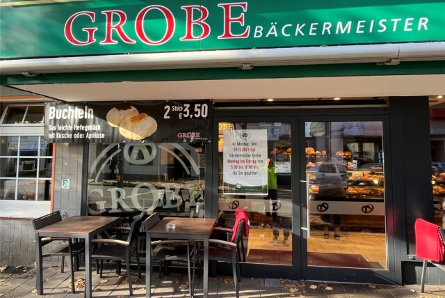 Bäckerei Grobe an der Nordstraße in Holzwickede.