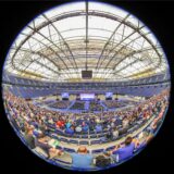 12.06.2022, Fussball, Saison 2022/2023, 1. Bundesliga, Mitgliederversammlung FC Schalke 04, Veltins Arena des FC Schalke 04 ist mit 4013 stimmberechtigten Mitgliedern gefüllt.