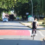 Die Fahrradstraße an der Waltroper Straße in Bork war die erste in Selm. Heute gibt es insgesamt zwei Fahrradstraßen im Stadtgebiet.