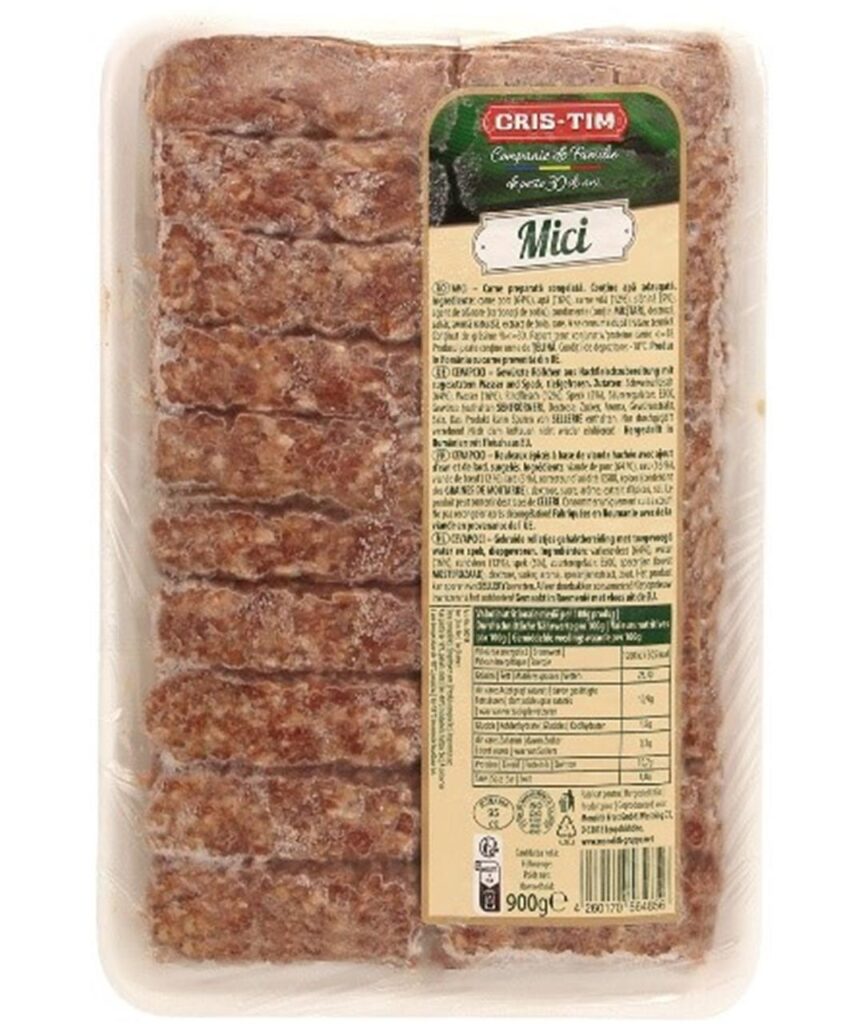 Eine Packung der Cevapcici 