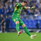 20.09.2024, Fussball, 2. Bundesliga, 29. Spieltag Saison 2024/2025, FC Schalke 04 – SV Darmstadt, Torwart Justin Heekeren (FC Schalke 04)