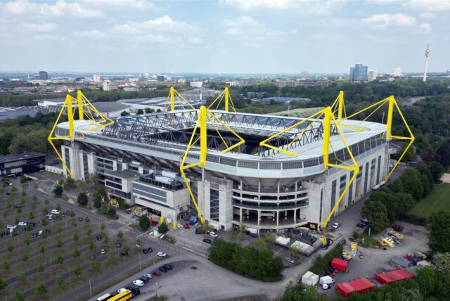Der Signal Iduna Park in der Außenperspektive.
