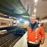 Diethard Wippermann, Projektleiter für die Gleisbauarbeiten, in der Stadtbahn-Station Westfalenpark in Dortmund.