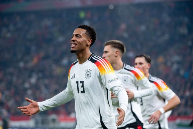 BVB-Profi Felix Nmecha Deutschland traf zum 1:0 für Deutschland.