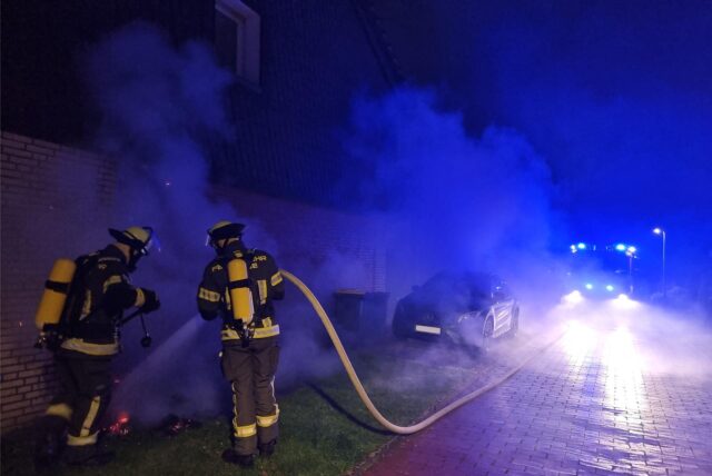 Feuerwehrleute im Einsatz in Werne