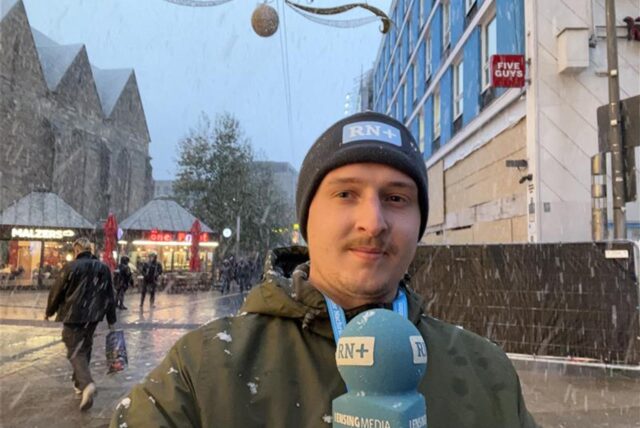 Reporter Tim Hübbertz berichtet vom Westenhellweg in der Dortmunder Innenstadt.