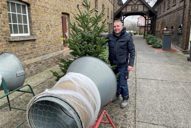 Auf dem Hof Rasche in Stockum beginnt der Weihnachtsbaumverkauf traditionell am 6. Dezember.