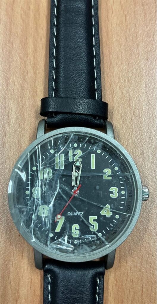 Eine Herrenarmbanduhr