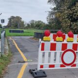 Die Brücke über den Afferder Bach am Kuhlenbrink in Unna ist marode und deshalb gesperrt,