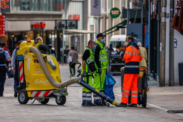 Die Intensivreinigung in der City soll nach dem Willen der SPD auf die Quartiere rund um den Wall ausgedehnt werden.