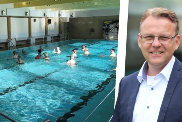 Selms Bürgermeister Thomas Orlowski will am 10. Juli vorstellen, wie die Zukunft des Hallenbades In Selm aussehen könnte.