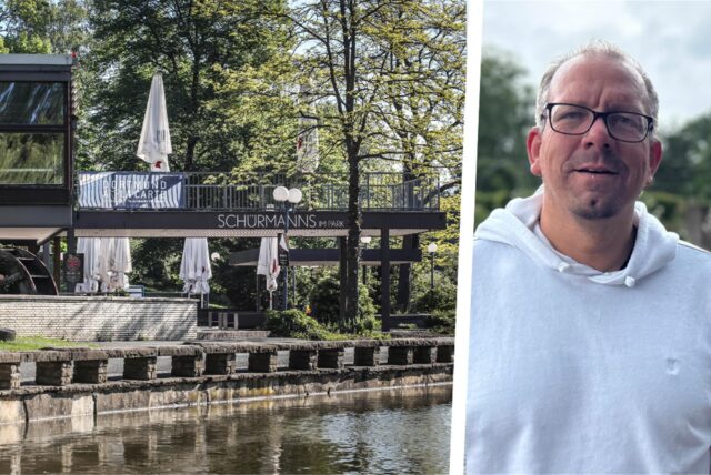 Westfalenpark-Leiter Dr. Patrick Knopf macht wenig Hoffnung auf den Erhalt der Buschmühle. Die Gastronomie firmierte zuletzt unter „Schürmanns im Park“.