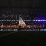 29.11.2024, Fussball, Saison 2024/2025, 2. Bundesliga, 14. Spieltag, FC Schalke 04 – 1. FC Kaiserslautern, Bergmannschor singt das Steigerlied.