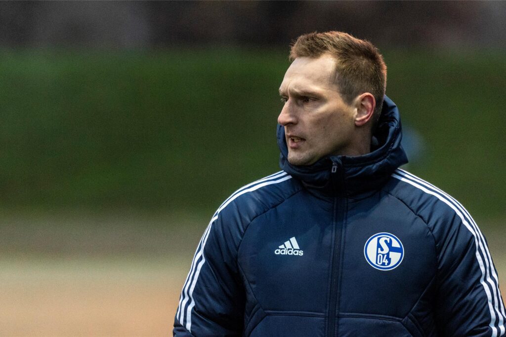 Schalke-Trainer Stefan Colmsee war zufrieden.