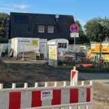 Die Baustelle an der Knüvenstraße in Stockum