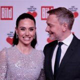Christian Lindner, Bundesvorsitzender der FDP, und Ehefrau Franca Lehfeldt bei der Spendengala «Ein Herz für Kinder».