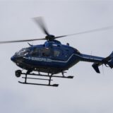 Ein Hubschrauber der Bundespolizei.