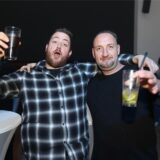 Menschen beim Feiern bei der Sim-Jü-Party in Werne