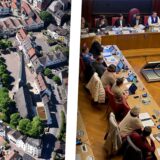 links Schwerte von oben, rechts der Rat der Stadt Schwerte