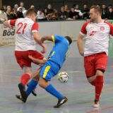 Ein Zweikampf in der Rundsporthalle.