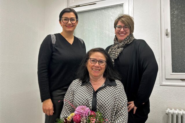 Tanja Au, Monica Urquiola-Abdinghoff und Lena Zirkel (von links)