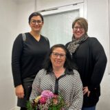 Tanja Au, Monica Urquiola-Abdinghoff und Lena Zirkel (von links)
