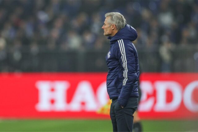 14.12.2024, Fussball, Saison 2024/2025, 2. Bundesliga, 16. Spieltag, FC Schalke 04 – Fortuna Düsseldorf, Cheftrainer Kees van Wonderen (FC Schalke 04)



Foto: Tim Rehbein/RHR-FOTO