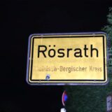 Das Ortsschild von Rösrath.