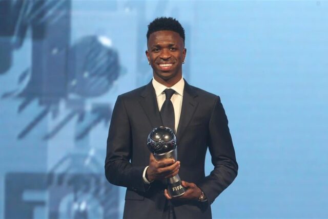 Vinícius Júnior wurde als Weltfußballer geehrt.