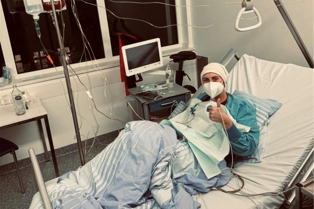 Am 20. Dezember 2023 bekam die damals 25-Jährige Stammzellen transplantiert.