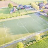 Der Sportplatz von Westfalia Vinnum aus der Luft.
