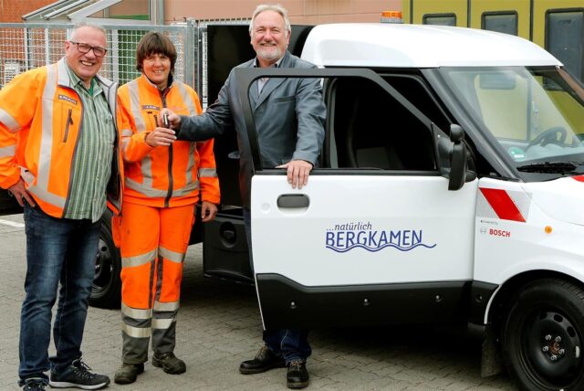 Die Stadt Bergkamen hat schon früh auf Elektro-Fahrzeuge gesetzt.