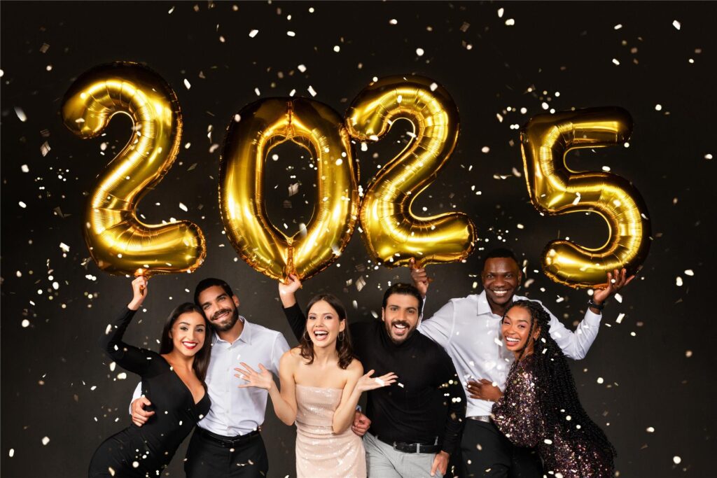 2025 Luftballons und Party