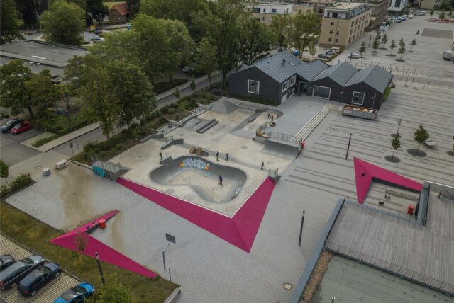 Die Skateanlage am Jugendzentrum Sunshine in Selm können Kinder, Jugendliche und junge Erwachsene nur bei Tageslicht nutzen.