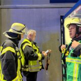 Feuerwehrleute im Einsatz.