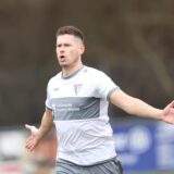 Chris Thannheiser vom Werner SC jubelt.