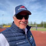 Egon Schrezenmaier beim Football-Event in Schwerte