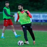Ibrahim Saadouni beim Training.