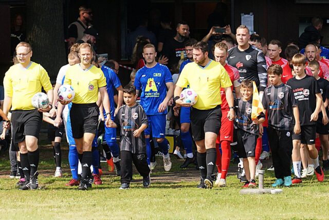 Das Aufstiegsspiel der Bezirksliga-Meister.