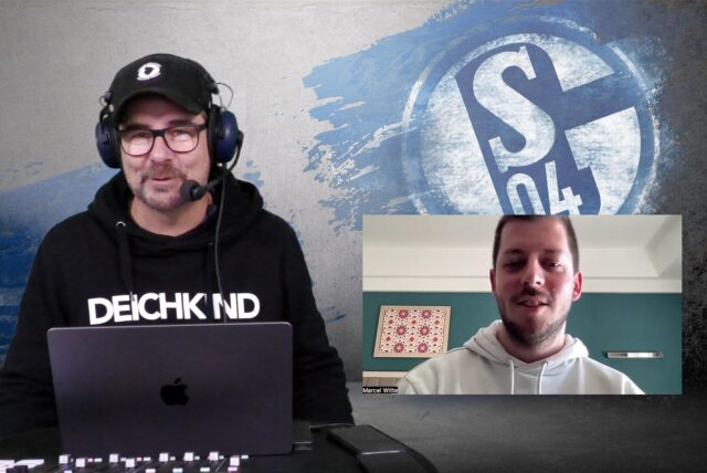 Der Schalke-Reporter Marcel Witte von Ruhr 24 und René Preuß sprechen im „Schalke-Pottcast“ über den FC Schalke 04.
