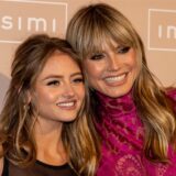 Model Heidi Klum (r.) mit Tochter Leni