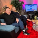 Uwe Kisker, Nicole Kurse mit Gästen Markus und Yvonne König im Studio der Schlagercouch