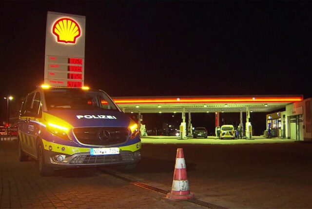 Eine Shell-Tankstelle in der Nordstadt von Dortmund.