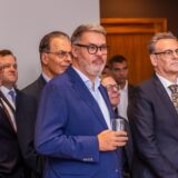 Oberbürgermeister von Dortmund, Thomas Westphal, bei der Verleihung des Cityrings.