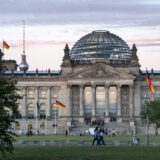 Deutscher Bundestag in Berlin.