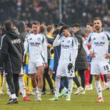 Zufriedenheit sieht anders aus: Marcin Kaminski, Paul Seguin, Ilyes Hamache und Kenan Karaman (v.l.).