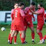 Spieler des Lüner SV jubeln.