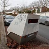 Der Superblitzer an der Hochstraße in Bergkamen.